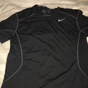 Mens Nike Work Out Shirt Black Size Large